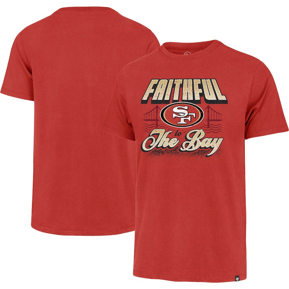 San Francisco 49ers '47 Faithful to the Bay Regional Franklin T-Shirt - Scarlet - 47 brand