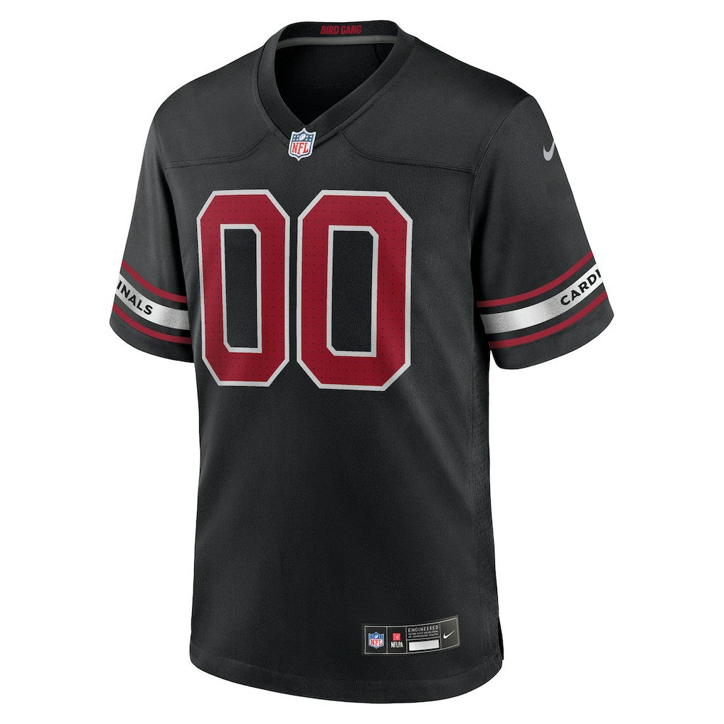 Arizona Cardinals Alternate Custom Game Jersey - Black - Nike