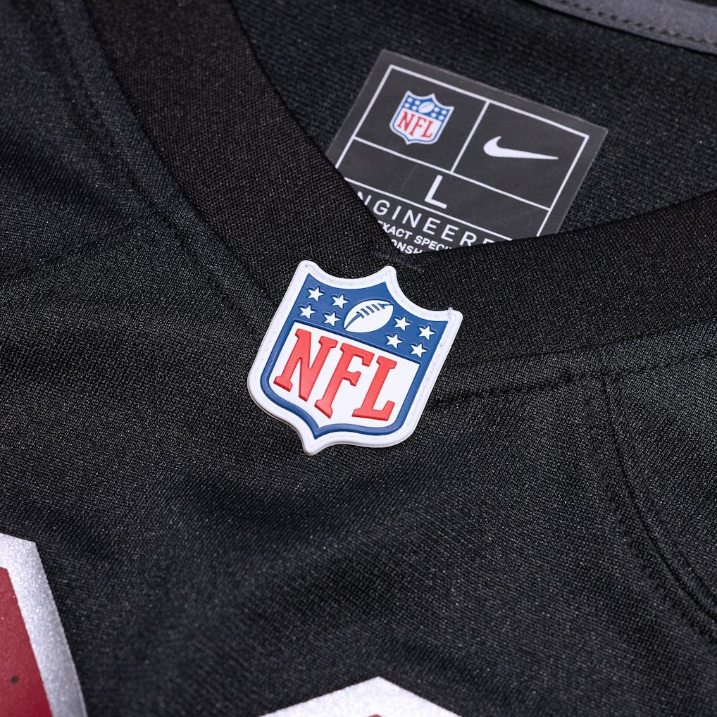 Arizona Cardinals Alternate Custom Game Jersey - Black - Nike