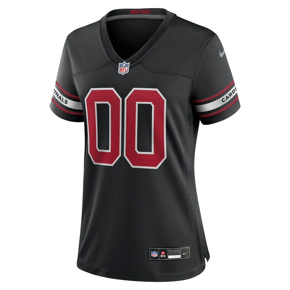 Arizona Cardinals Women's Alternate Custom Game Jersey - Black - Nike