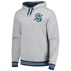 Seattle Kraken Mitchell & Ness Classic French Terry Pullover Hoodie - Heather Gray | NHL online