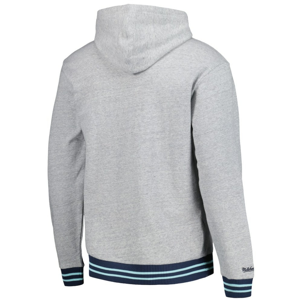 Seattle Kraken Mitchell & Ness Classic French Terry Pullover Hoodie - Heather Gray | NHL online