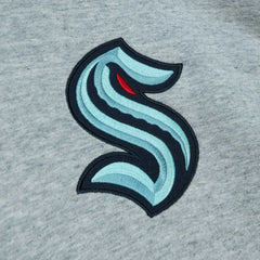 Seattle Kraken Mitchell & Ness Classic French Terry Pullover Hoodie - Heather Gray | NHL online