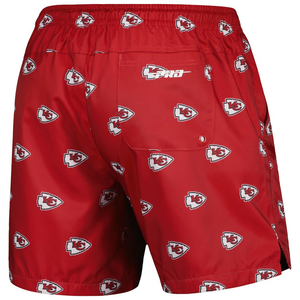 Kansas City Chiefs Pro Standard Allover Print Mini Logo Shorts - Red - NFL