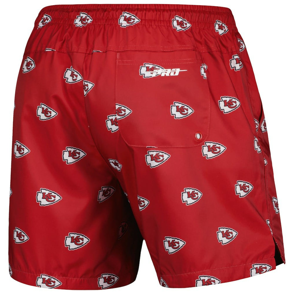 Kansas City Chiefs Pro Standard Allover Print Mini Logo Shorts - Red - NFL