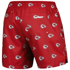 Kansas City Chiefs Pro Standard Allover Print Mini Logo Shorts - Red - NFL