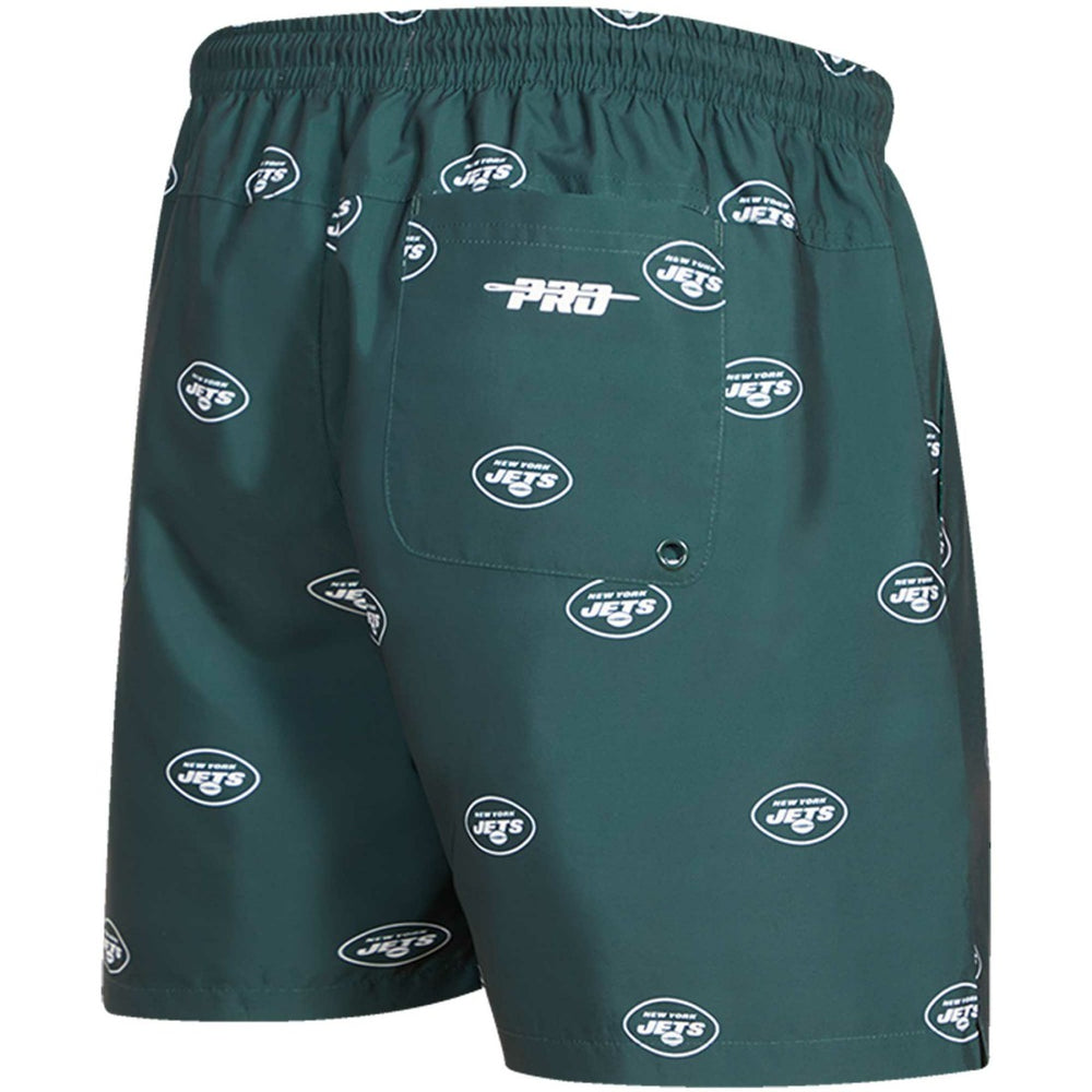 New York Jets Pro Standard Allover Print Mini Logo Shorts - Green - NFL