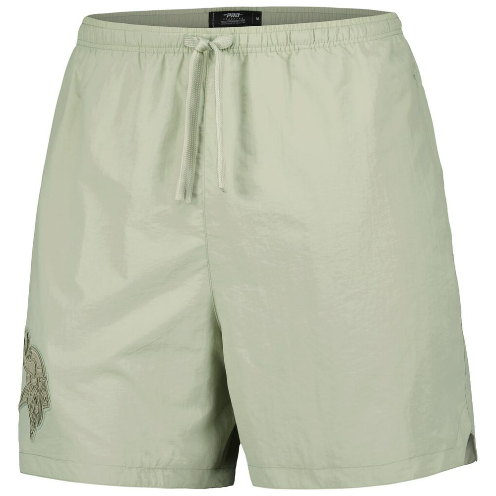 Minnesota Vikings Pro Standard Neutrals 2.0 Woven Shorts - Light Green - NFL