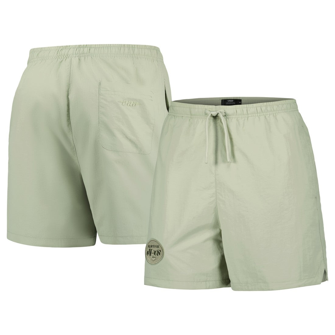 New York Jets Pro Standard Neutrals 2.0 Woven Shorts - Light Green - NFL
