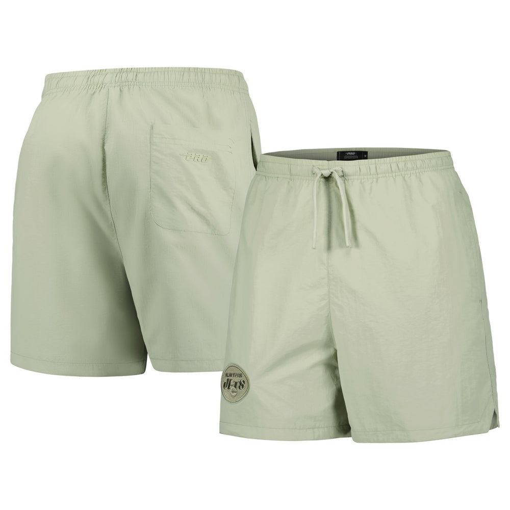 New York Jets Pro Standard Neutrals 2.0 Woven Shorts - Light Green - NFL