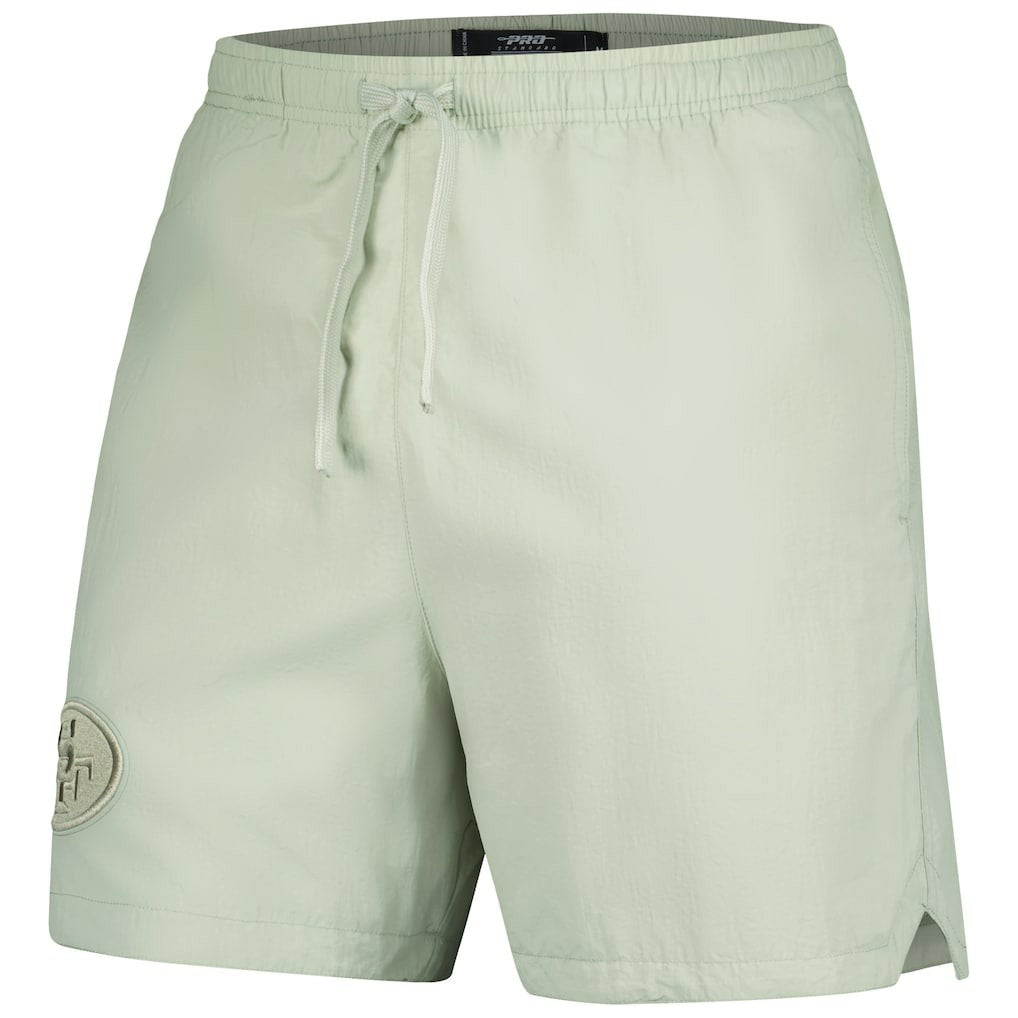 San Francisco 49ers Pro Standard Neutrals 2.0 Woven Shorts - Light Green - NFL