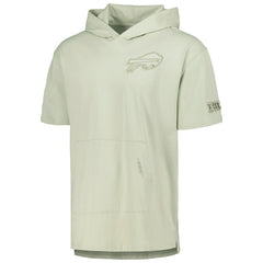 Buffalo Bills Pro Standard Neutrals Short Sleeve Pullover Hoodie - Light Green - NFL
