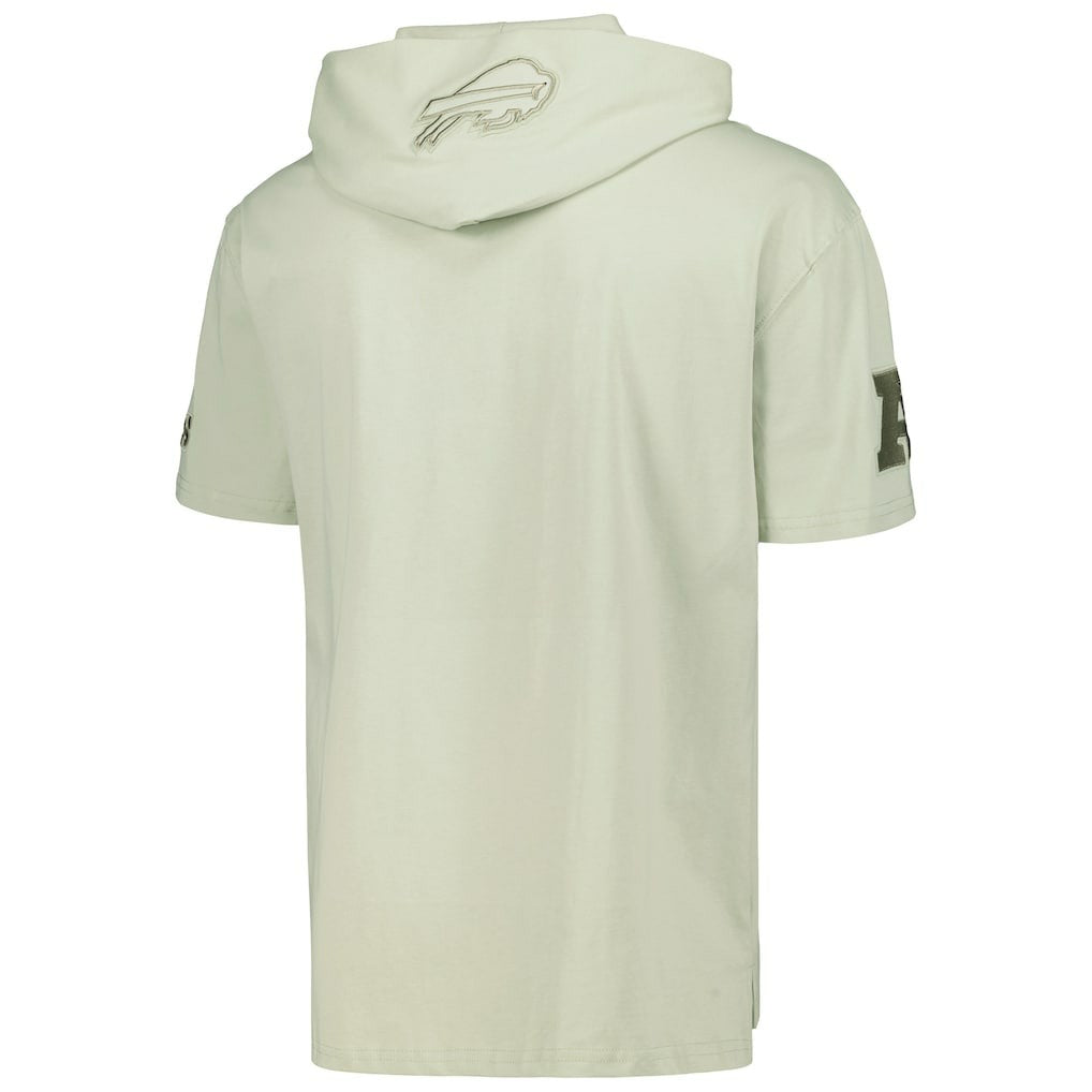 Buffalo Bills Pro Standard Neutrals Short Sleeve Pullover Hoodie - Light Green - NFL
