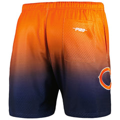 Chicago Bears Pro Standard Ombre Mesh Shorts - Navy/Orange - NFL