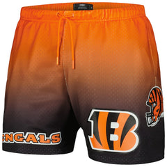 Cincinnati Bengals Pro Standard Ombre Mesh Shorts - Black/Orange - NFL