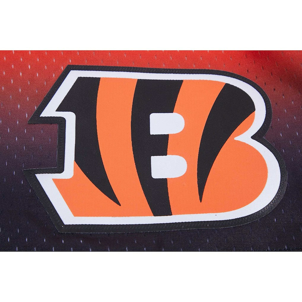 Cincinnati Bengals Pro Standard Ombre Mesh Shorts - Black/Orange - NFL