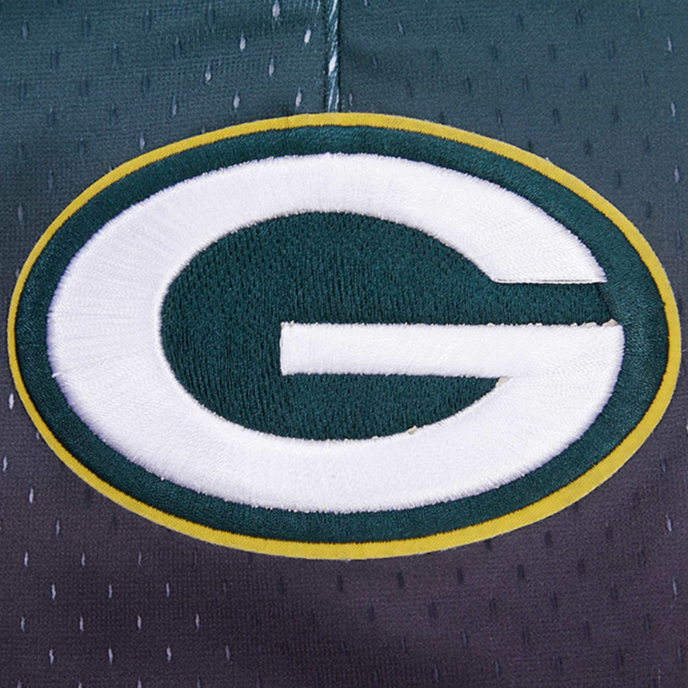 Green Bay Packers Pro Standard Ombre Mesh Shorts - Black/Green - NFL