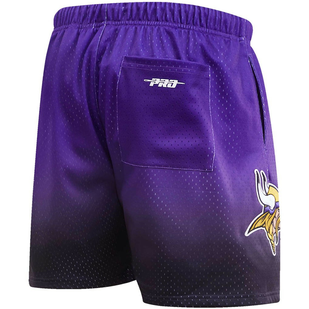 Minnesota Vikings Pro Standard Ombre Mesh Shorts - Black/Purple - NFL