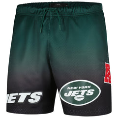 New York Jets Pro Standard Ombre Mesh Shorts - Black/Green - NFL
