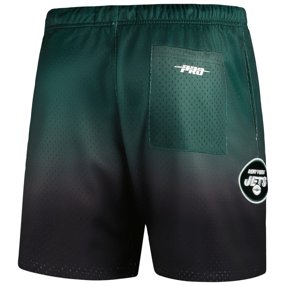 New York Jets Pro Standard Ombre Mesh Shorts - Black/Green - NFL