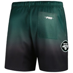 New York Jets Pro Standard Ombre Mesh Shorts - Black/Green - NFL