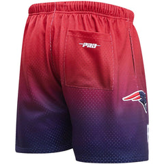 New England Patriots Pro Standard Ombre Mesh Shorts - Navy/Red - NFL