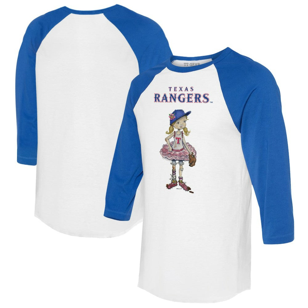 Texas Rangers Tiny Turnip Women's Babes 3/4-Sleeve Raglan T-Shirt Discount