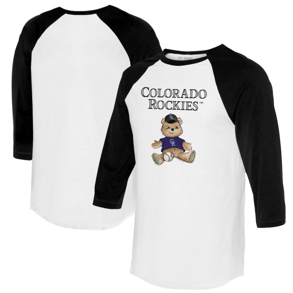 Colorado Rockies Tiny Turnip Women's Teddy Boy 3/4-Sleeve Raglan T-Shirt Online
