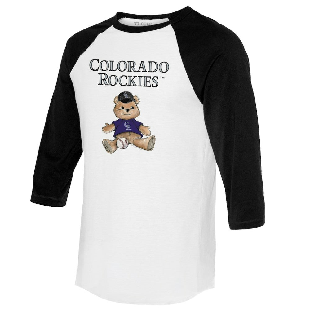 Colorado Rockies Tiny Turnip Women's Teddy Boy 3/4-Sleeve Raglan T-Shirt Online