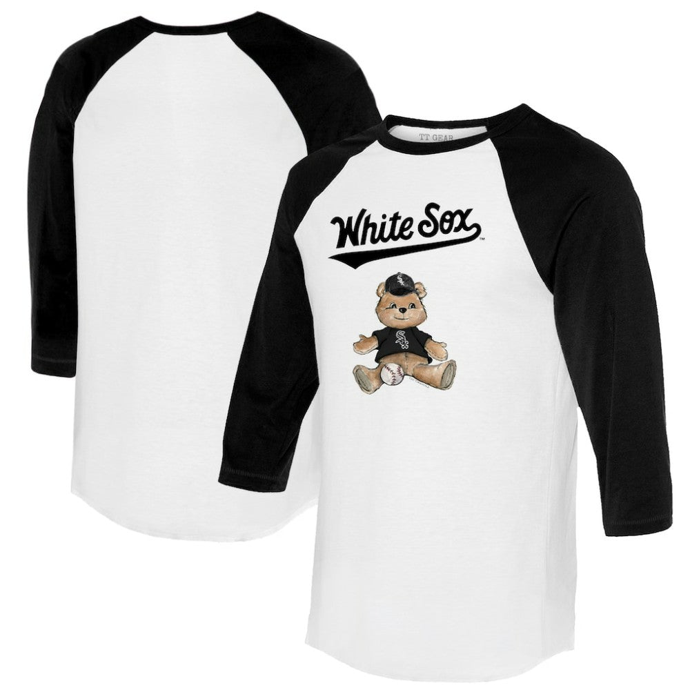 Chicago White Sox Tiny Turnip Women's Teddy Boy 3/4-Sleeve Raglan T-Shirt Near Me