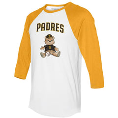 San Diego Padres Tiny Turnip Women's Teddy Boy 3/4-Sleeve Raglan T-Shirt Sale