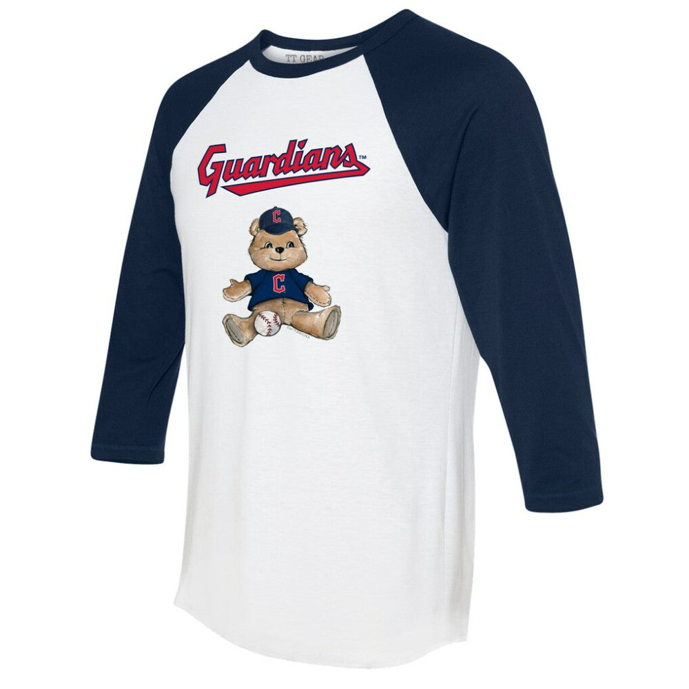 Cleveland Guardians Tiny Turnip Women's Teddy Boy 3/4-Sleeve Raglan T-Shirt Discount