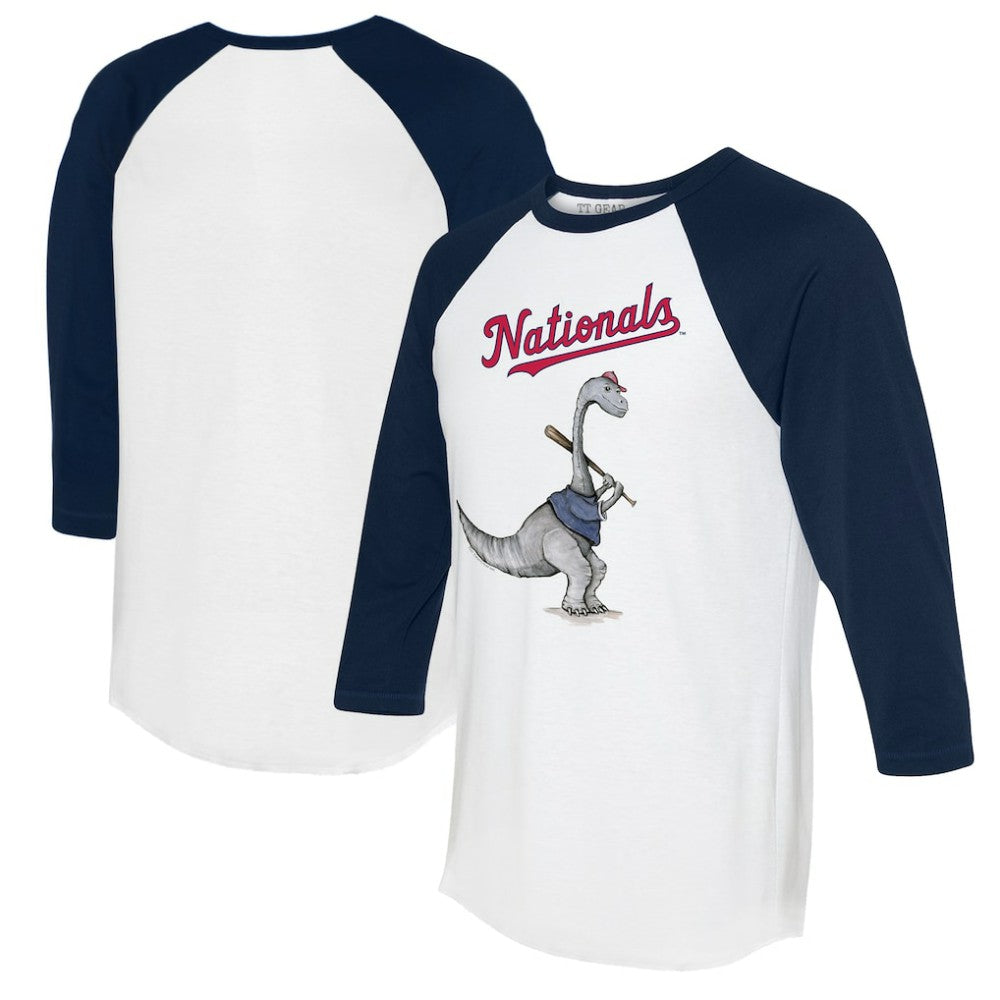 Washington Nationals Tiny Turnip Women's Bronto 3/4-Sleeve Raglan T-Shirt Discount