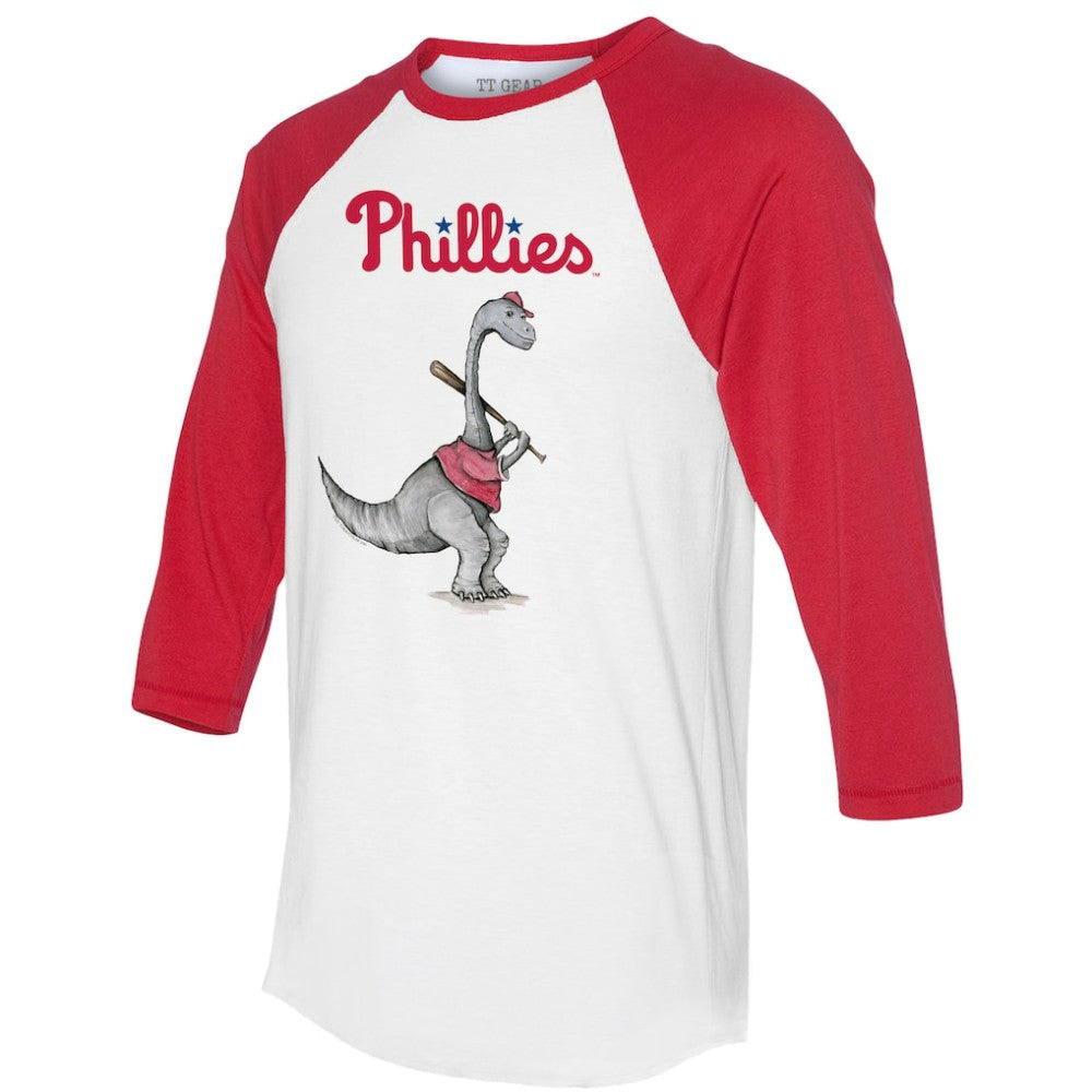 Philadelphia Phillies Tiny Turnip Women's Bronto 3/4-Sleeve Raglan T-Shirt Outlet
