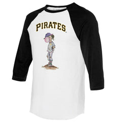 Pittsburgh Pirates Tiny Turnip Women's Bubbles 3/4-Sleeve Raglan T-Shirt Online