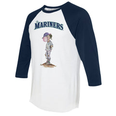 Seattle Mariners Tiny Turnip Women's Bubbles 3/4-Sleeve Raglan T-Shirt Outlet