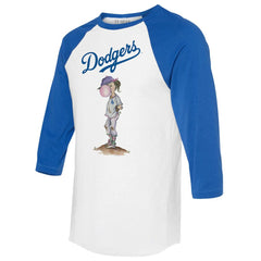 Los Angeles Dodgers Tiny Turnip Women's Bubbles 3/4-Sleeve Raglan T-Shirt Online