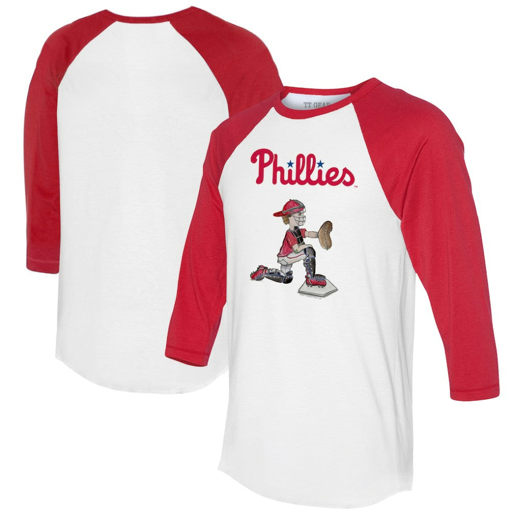 Philadelphia Phillies Tiny Turnip Women's Caleb 3/4-Sleeve Raglan T-Shirt for sale