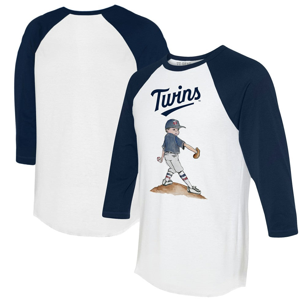 Minnesota Twins Tiny Turnip Women's Clemente 3/4-Sleeve Raglan T-Shirt for sale