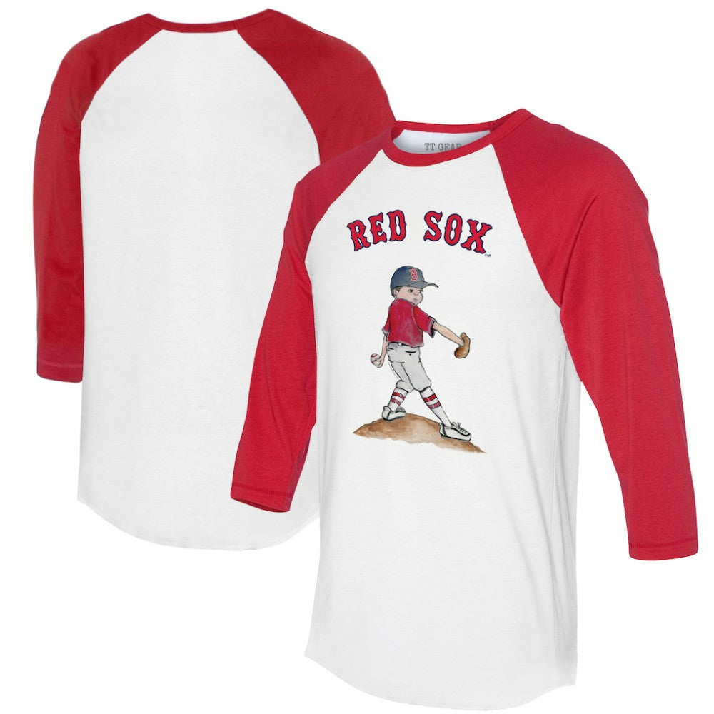 Boston Red Sox Tiny Turnip Women's Clemente 3/4-Sleeve Raglan T-Shirt Discount