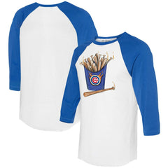 Chicago Cubs Tiny Turnip Women's Hot Bats 3/4-Sleeve Raglan T-Shirt Outlet