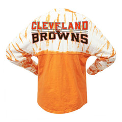 Cleveland Browns Women's Vintage Bamboo Spirit Jersey Long Sleeve T-Shirt - Orange - Fanatics