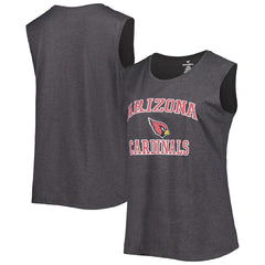 Arizona Cardinals Women's Plus Size Tank Top - Heather Charcoal - Fanatics