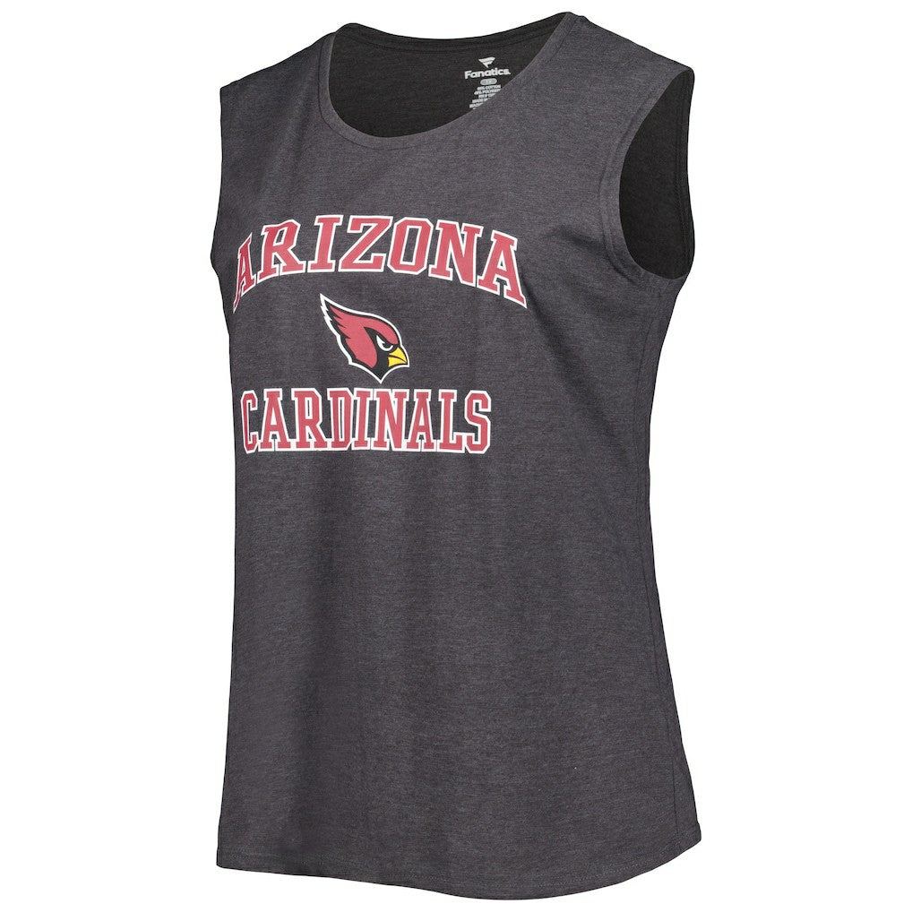 Arizona Cardinals Women's Plus Size Tank Top - Heather Charcoal - Fanatics