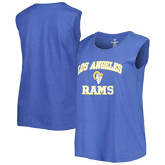 Los Angeles Rams Women's Plus Size Tank Top - Royal - Fanatics