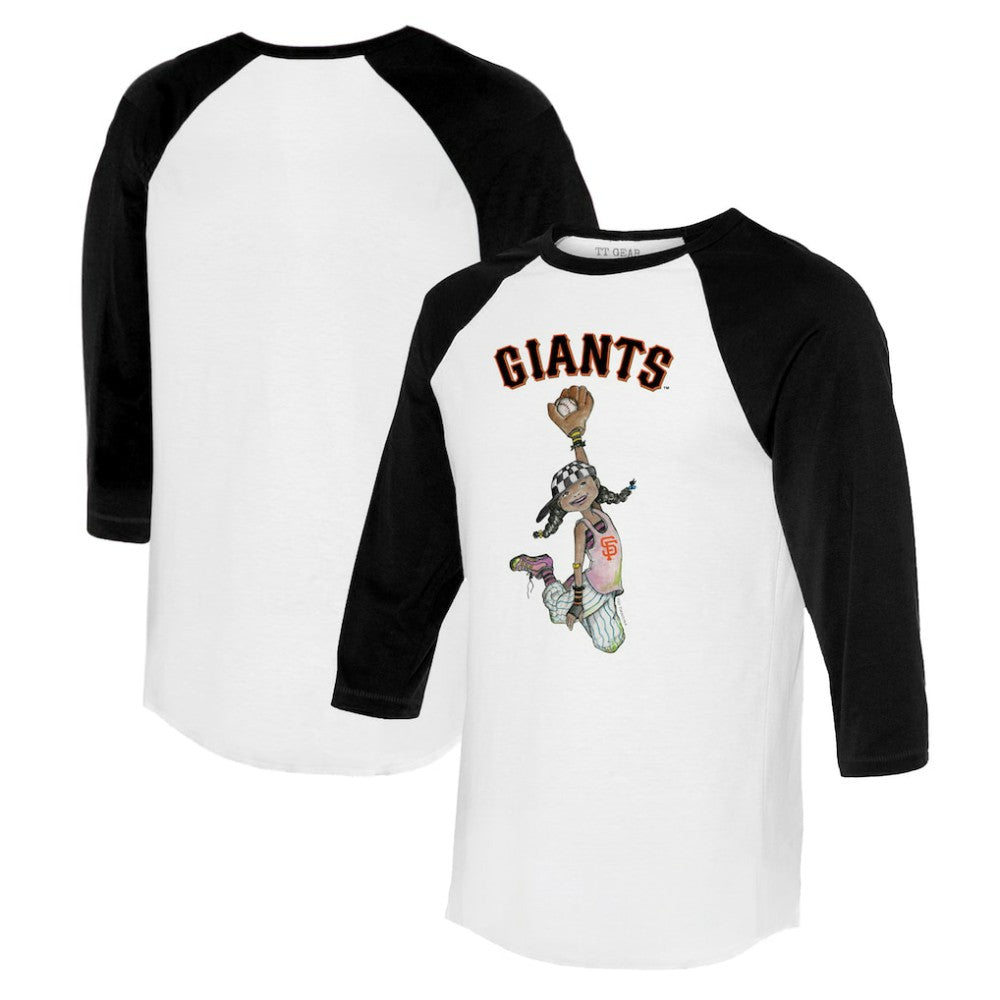 San Francisco Giants Tiny Turnip Women's Jada 3/4-Sleeve Raglan T-Shirt Sale