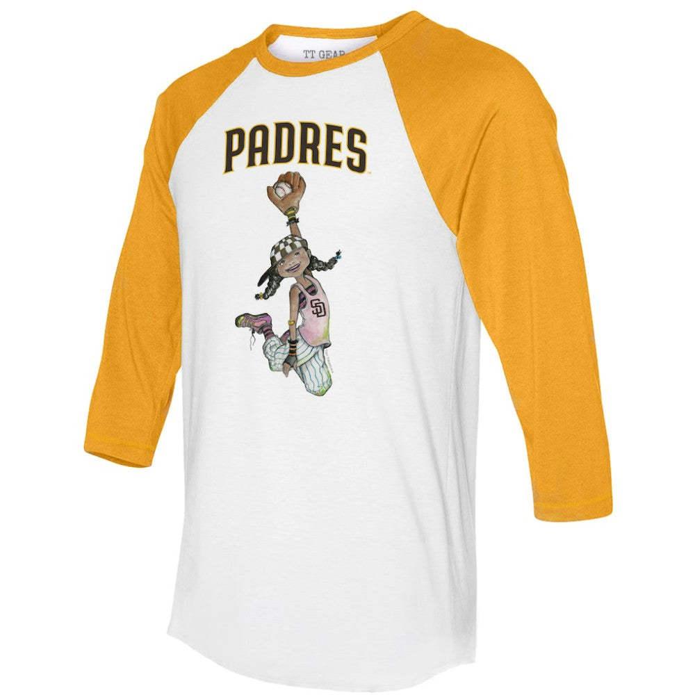 San Diego Padres Tiny Turnip Women's Jada 3/4-Sleeve Raglan T-Shirt Discount