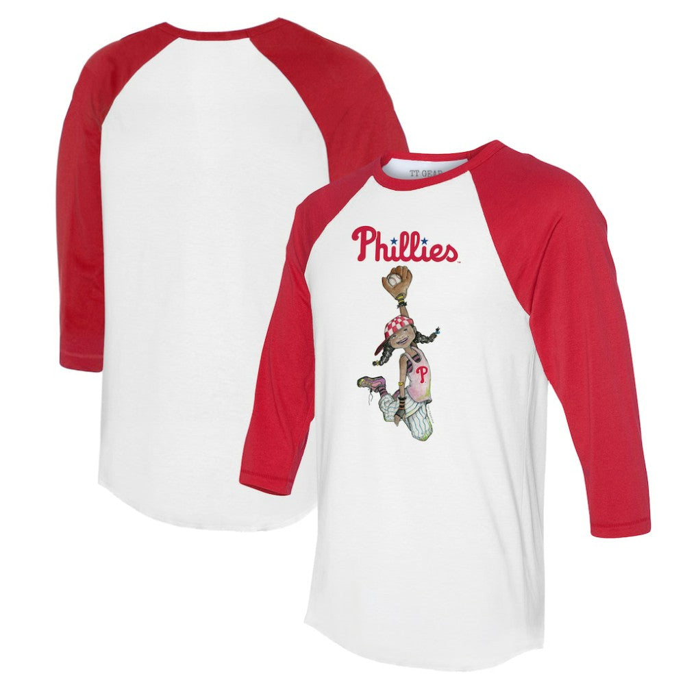 Philadelphia Phillies Tiny Turnip Women's Jada 3/4-Sleeve Raglan T-Shirt Near Me