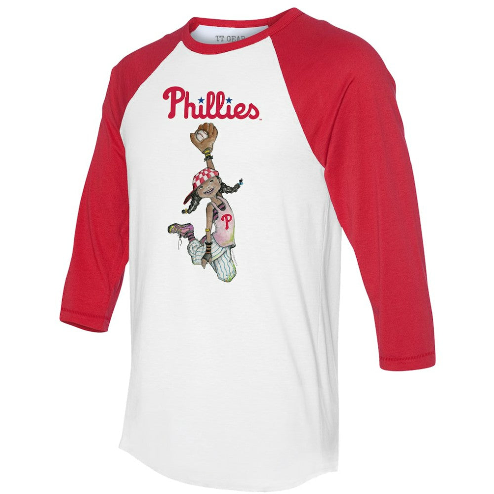 Philadelphia Phillies Tiny Turnip Women's Jada 3/4-Sleeve Raglan T-Shirt Near Me