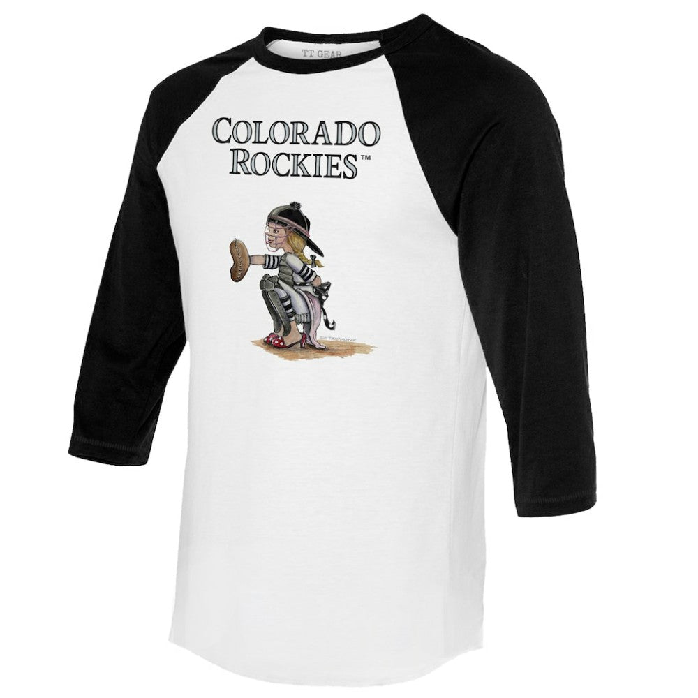 Colorado Rockies Tiny Turnip Women's Kate 3/4-Sleeve Raglan T-Shirt Near Me